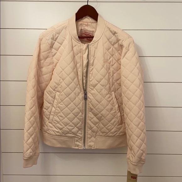 NWT Levi's Women's Diamond Quilted Bomber Jacket - Picture 2 of 6